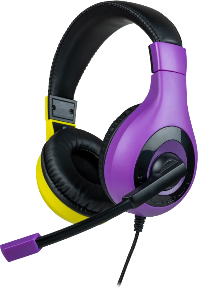 BigBen Interactive Stereo Gaming Headset V1 - Purple + Yellow (Switch) / PlayStation 5