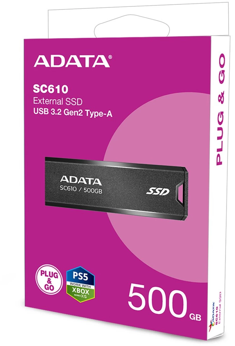 ADATA SC610 500 GB Black
