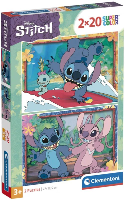 Disney Stitch puzzle 2x20pcs