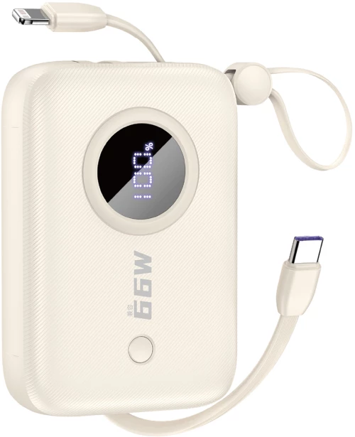 Powerbank Dudao K-14 USB-A / USB-C 10000mAh - beige