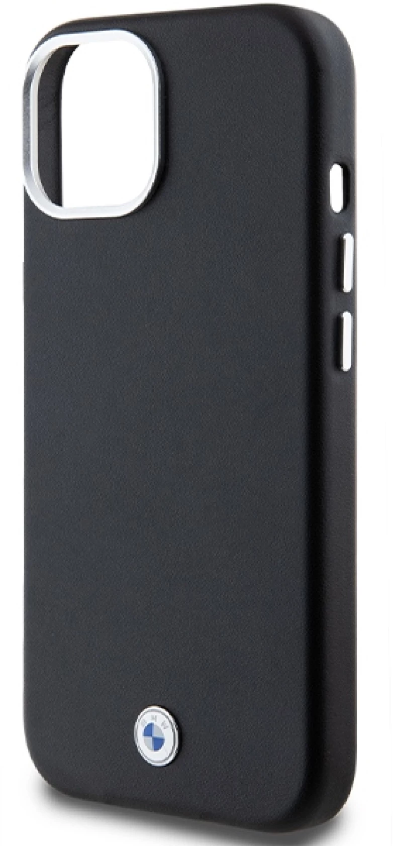 BMW Signature Wrapped Metal MagSafe Case for iPhone 14/15/13 - Black