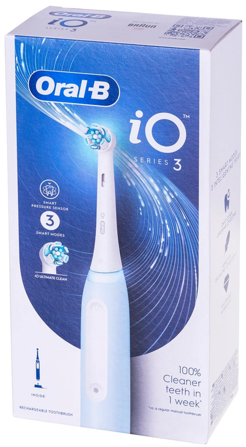 Oral-B IOSERIES3ICE electric toothbrush Adult Rotating-oscillating toothbrush Blue