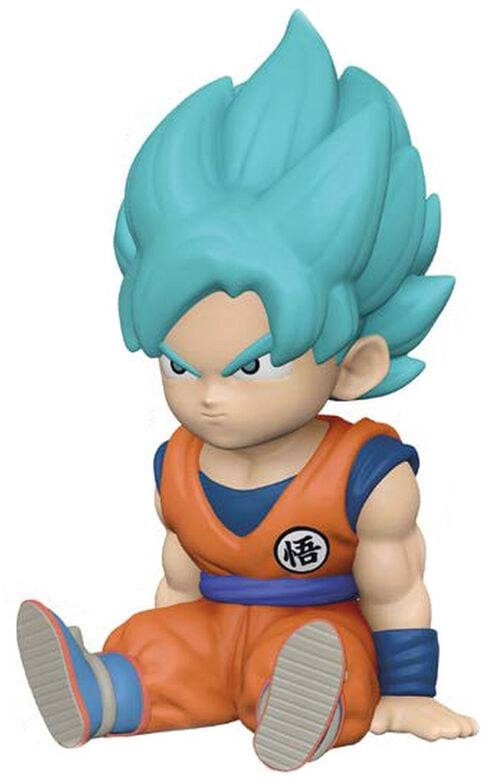 Dragon Ball Super Son Goku Super Saiyan Blue Money box figure 15cm