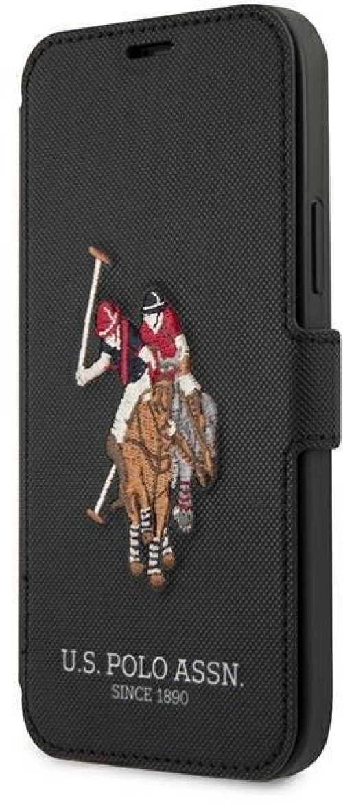 US Polo USFLBKP12LPUGFLBK iPhone 12 Pro Max 6.7 black / black book Polo Embroidery Collection