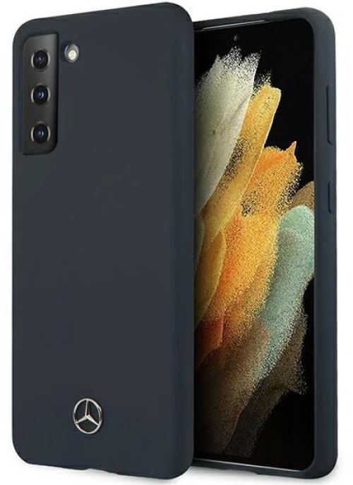 Mercedes MEHCS21SSILNA S21 G991 blue hardcase Silicone Line