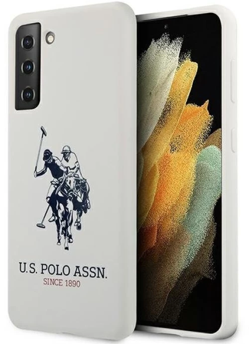 US Polo USHCS21MSLHRWH S21 + G996 white / white Silicone Logo