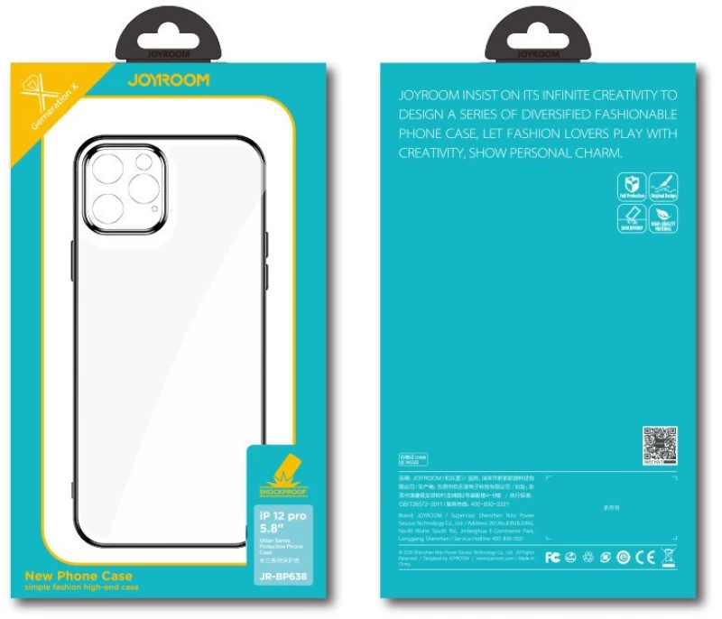 Joyroom New Beauty Series ultra thin case for iPhone 12 Pro transparent (JR-BP743)
