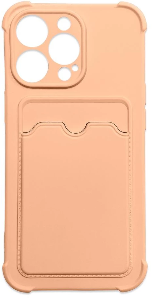 Card Armor Case cover for iPhone XS Max card wallet Air Bag armored housing pink