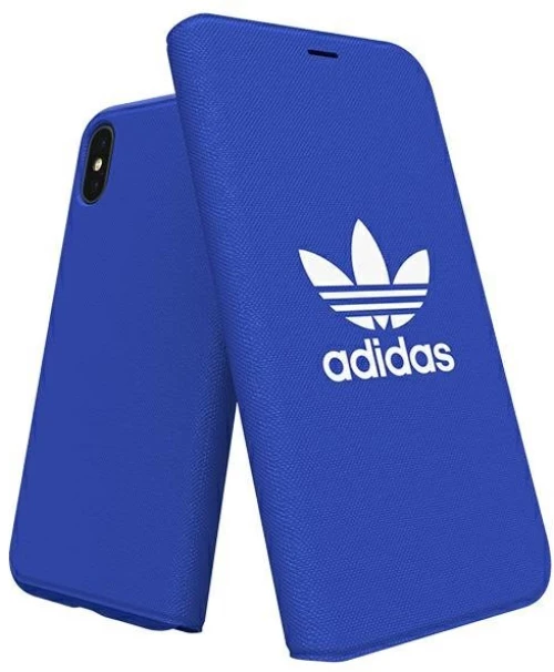 Adidas Booklet Case Canvas iPhone X / Xs blue / blue 30279