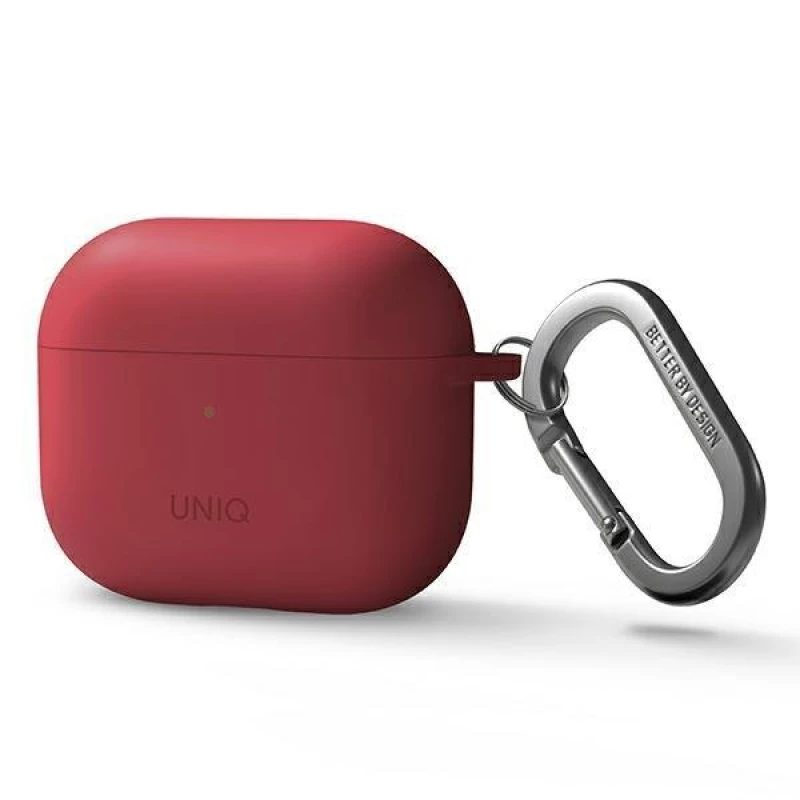 Uniq case Nexo AirPods 3 gen + Ear Hooks Silicone red / coral
