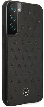 Mercedes MEHCS22MPSQBK S22 + S906 black / black hardcase Leather Stars Pattern