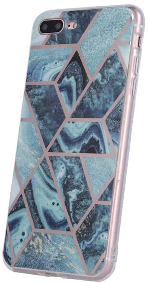 Geometric Marmur Case for Samsung Galaxy A42 5G dark blue