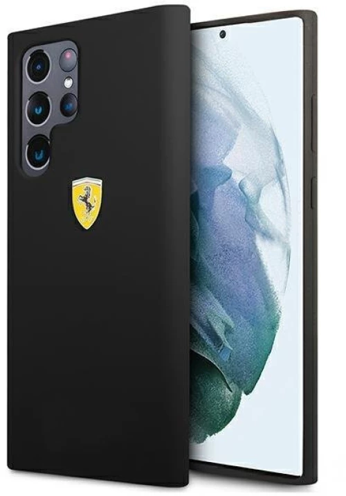 Ferrari FESSIHCS22LBK S22 Ultra S908 black / black hardcase On Track Silicone