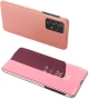 Clear View Case flip cover for Samsung Galaxy A73 pink