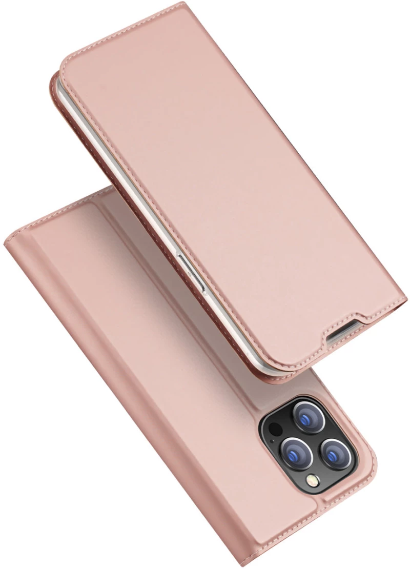 Dux Ducis Skin Pro holster cover flip cover for iPhone 14 Pro pink
