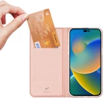 Dux Ducis Skin Pro holster cover flip cover for iPhone 14 Pro pink
