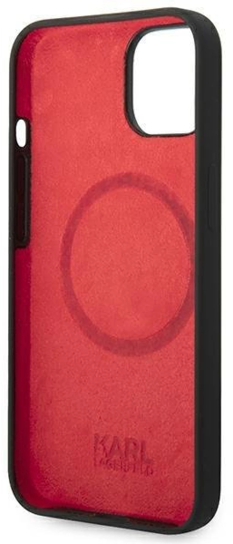 Karl Lagerfeld KLHMP14MSLMP1K iPhone 14 Plus 6.7 "hardcase black / black Silicone Plaque Magsafe
