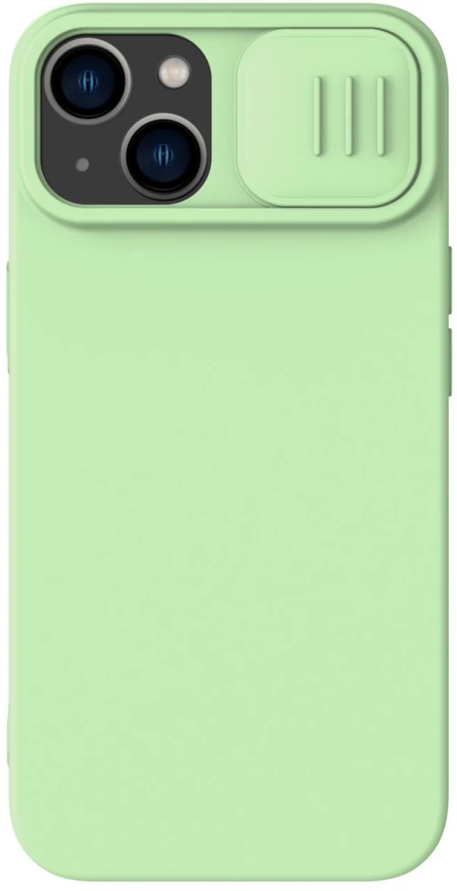 Nillkin CamShield Silky silicone case iPhone 14 Plus 6.7 2022 Mint Green
