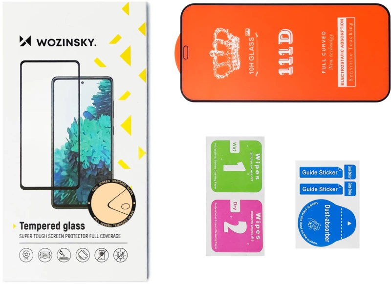 Wozinsky Full Glue Tempered Glass Samsung Galaxy S23+ 9H Full Screen Tempered Glass with Black Frame