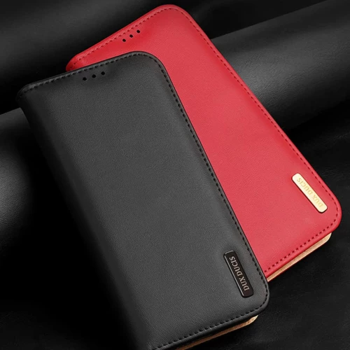 Dux Ducis Hivo case Samsung Galaxy S23+ flip case wallet stand RFID blocker black