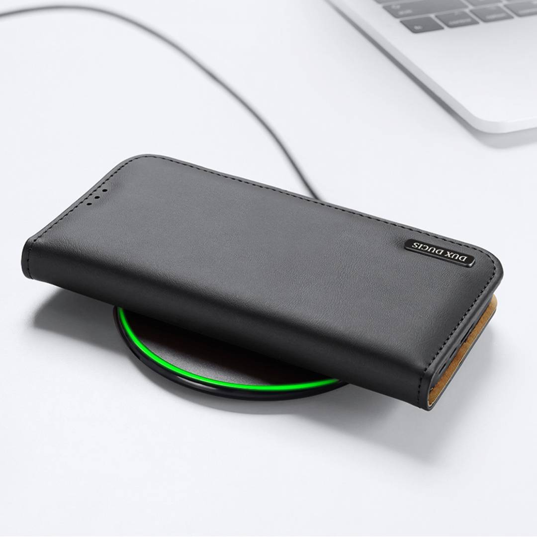 Dux Ducis Hivo case Samsung Galaxy S23+ flip case wallet stand RFID blocker black