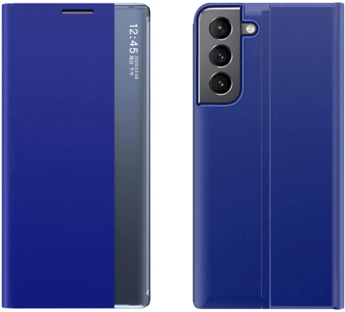 New Sleep Case case for Samsung Galaxy S23+ cover with flip stand blue