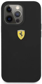 Ferrari FESSIHMP13XBK iPhone 13 Pro Max 6.7" black/black hardcase Silicone MagSafe