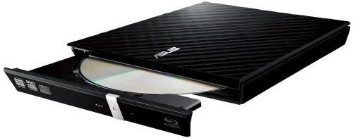 SAVIO AK-59 External slim CD/DVD Recorder R/RW - USB-C/USB-A, black