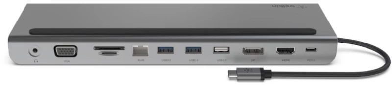 Belkin INC004BTSGY notebook dock/port replicator Wired USB 3.2 Gen 1 (3.1 Gen 1) Type-C Black, Grey