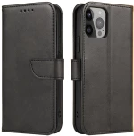 Magnet Case Cover for Xiaomi Redmi Note 12 5G / Poco X5 5G Cover with Flip Wallet Stand Black