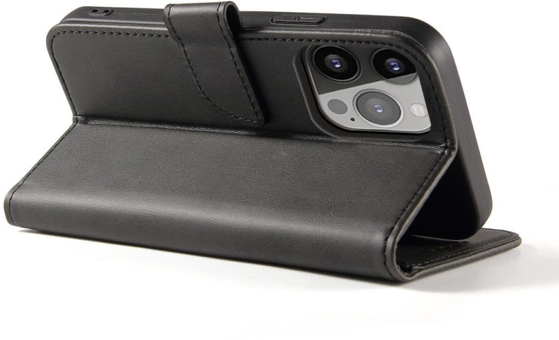 Magnet Case Cover for Xiaomi Redmi Note 12 5G / Poco X5 5G Cover with Flip Wallet Stand Black