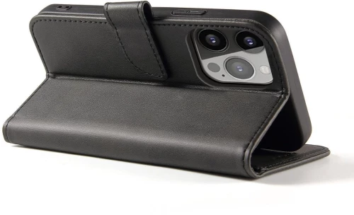 Magnet Case Cover for Xiaomi Redmi Note 12 5G / Poco X5 5G Cover with Flip Wallet Stand Black