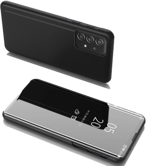 Clear View Case Flip Cover for Samsung Galaxy A53 5G black