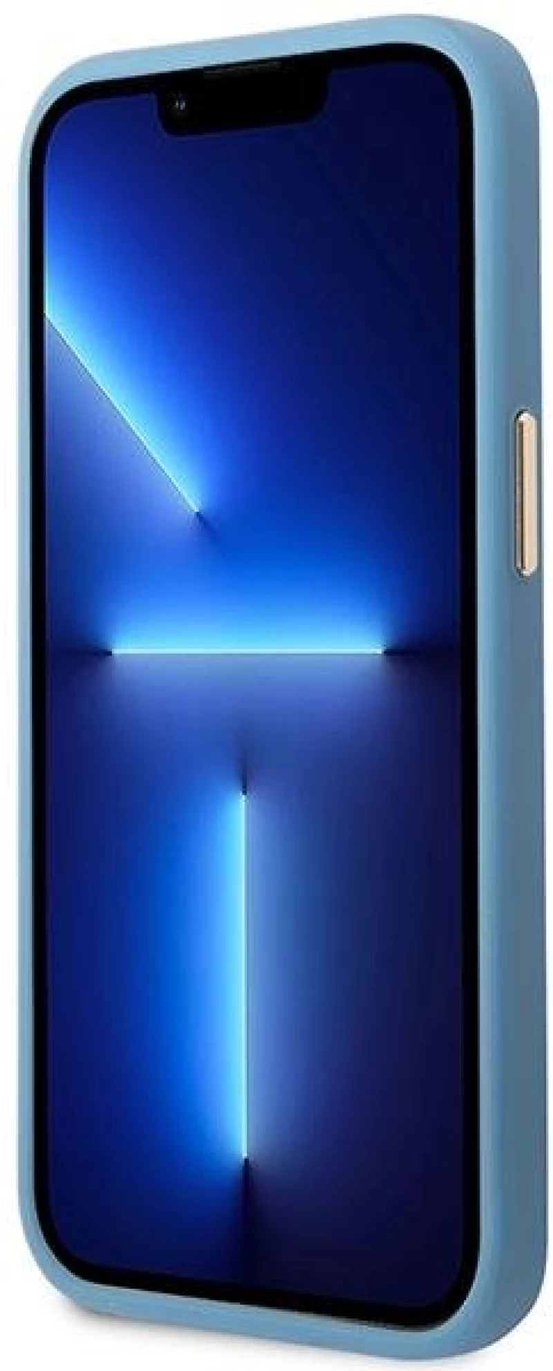 Guess GUHMP14LU4GPRB iPhone 14 Pro 6.1" blue/blue hard case 4G Logo Plate MagSafe