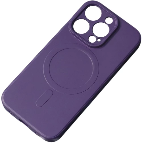 iPhone 14 Pro Max Silicone Case Magsafe - purple