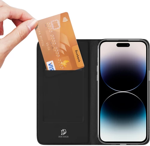 Dux Ducis Skin Pro Wallet Case for iPhone 15 Pro - Black