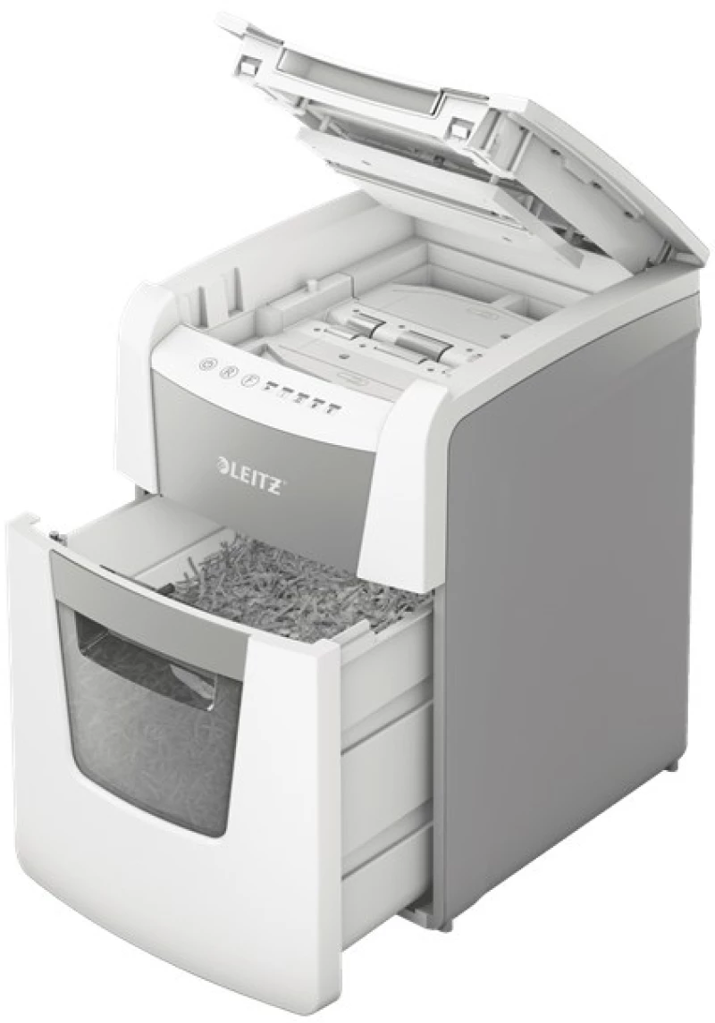 Leitz IQ Autofeed Small Office 100 Automatic Paper Shredder P4