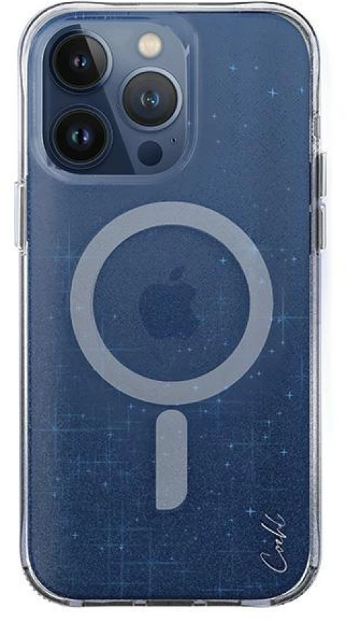 Uniq case Coehl Lumino iPhone 15 Pro 6.1" Magnetic Charging blue/Prussian blue