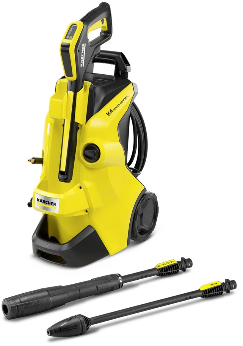 Kärcher K 4 POWER CONTROL pressure washer Upright Electric 420 l/h Black, Yellow
