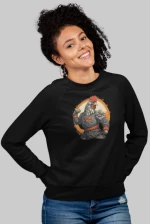 Karate rooster w φούτερ - BLACK