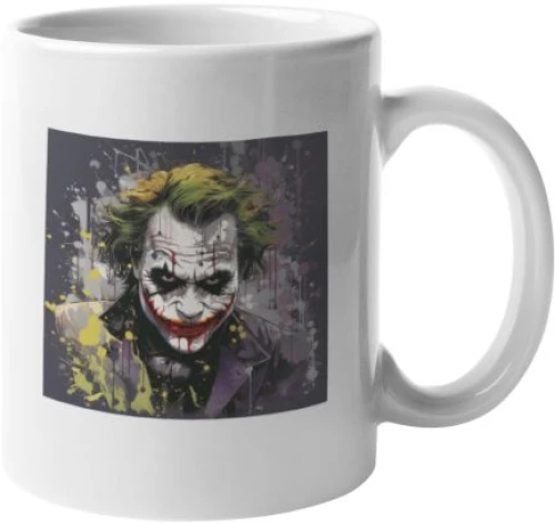 Joker face κεραμική κούπα - White