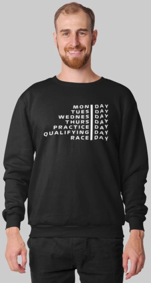 Race week φούτερ - BLACK