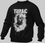 2pac παιδικό φούτερ - BLACK
