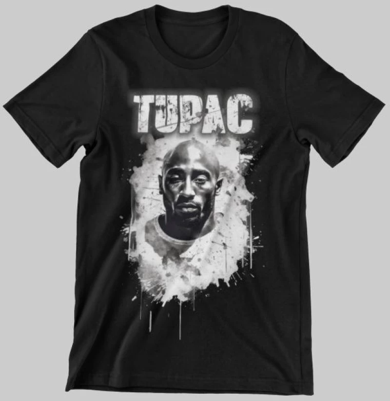 2pac kids t-shirt - BLACK