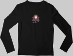 Da Vinci Meeple μακρυμάνικο παιδικό T-shirt - BLACK