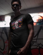 Los Muertos T-shirt - BLACK