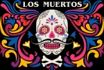 Los Muertos T-shirt - BLACK