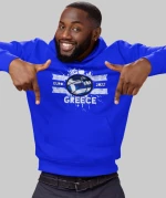 Go Greece φούτερ με κουκούλα | EuroBasket 2022 - ROYAL BLUE