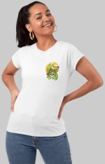 Tropical vibes w t-shirt - BLACK
