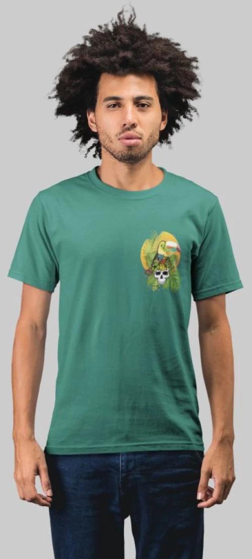 Tropical vibes t-shirt - EMERALD